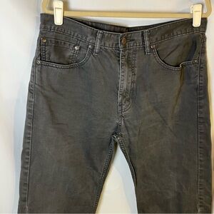 Levi’s 505 Men's Gray Zip Jeans 36/34 Classic Versatile Rugged Casual Comfy